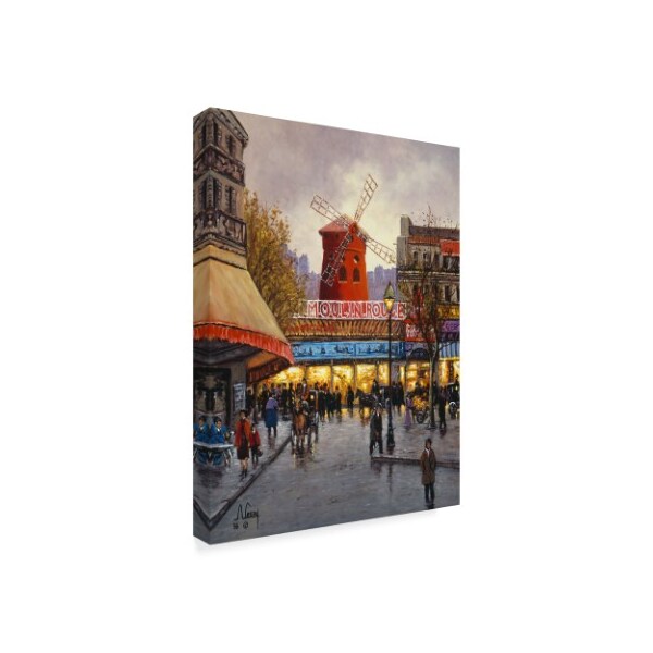Anthony Casay 'Wind Mill' Canvas Art,18x24